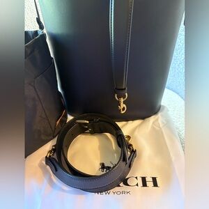 Coach Dakota large black bucket bag